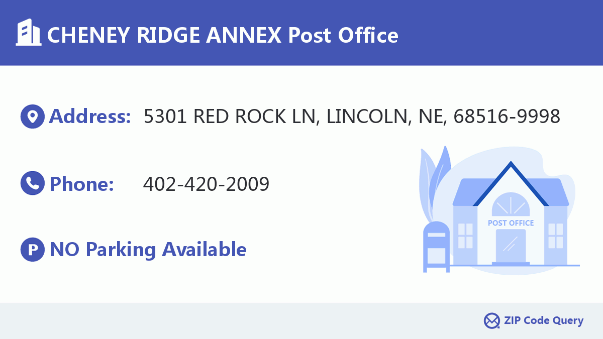Post Office:CHENEY RIDGE ANNEX