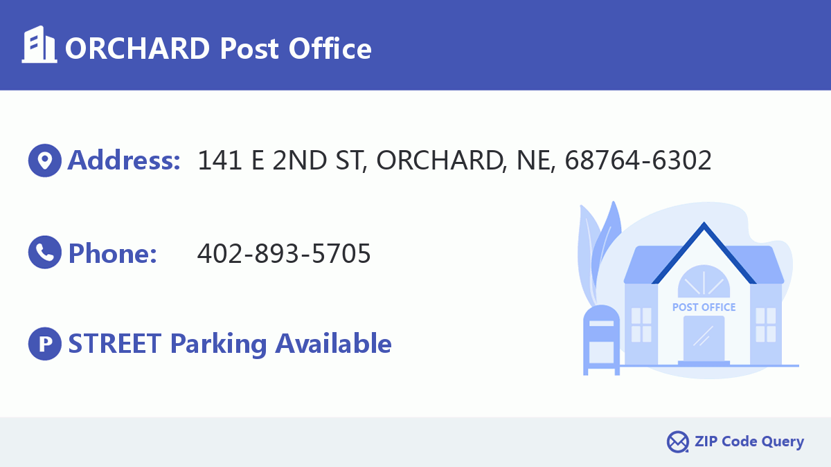 Post Office:ORCHARD