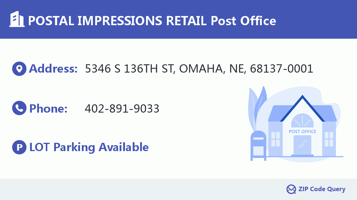 Post Office:POSTAL IMPRESSIONS RETAIL
