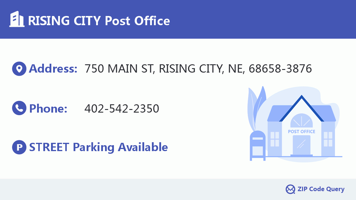 Post Office:RISING CITY