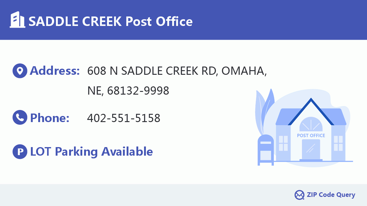 Post Office:SADDLE CREEK