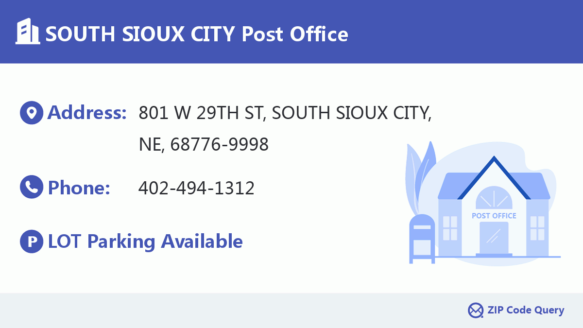 Post Office:SOUTH SIOUX CITY