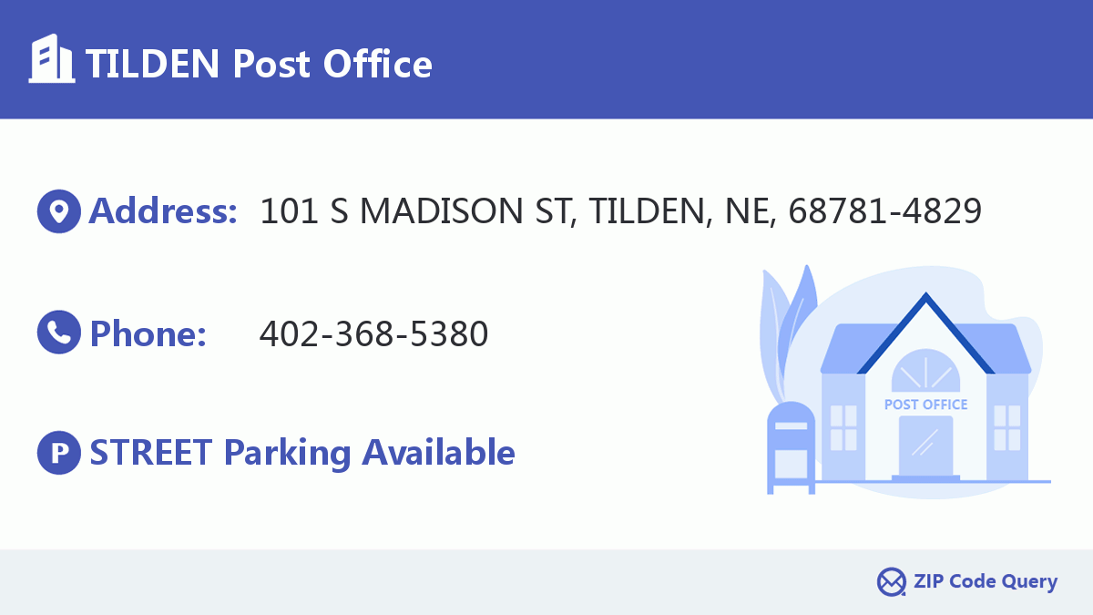 Post Office:TILDEN